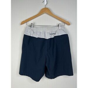 Birddogs Gym Shorts Men’s Med Navy White R2DD 7" Lined Performance Zip Pocket